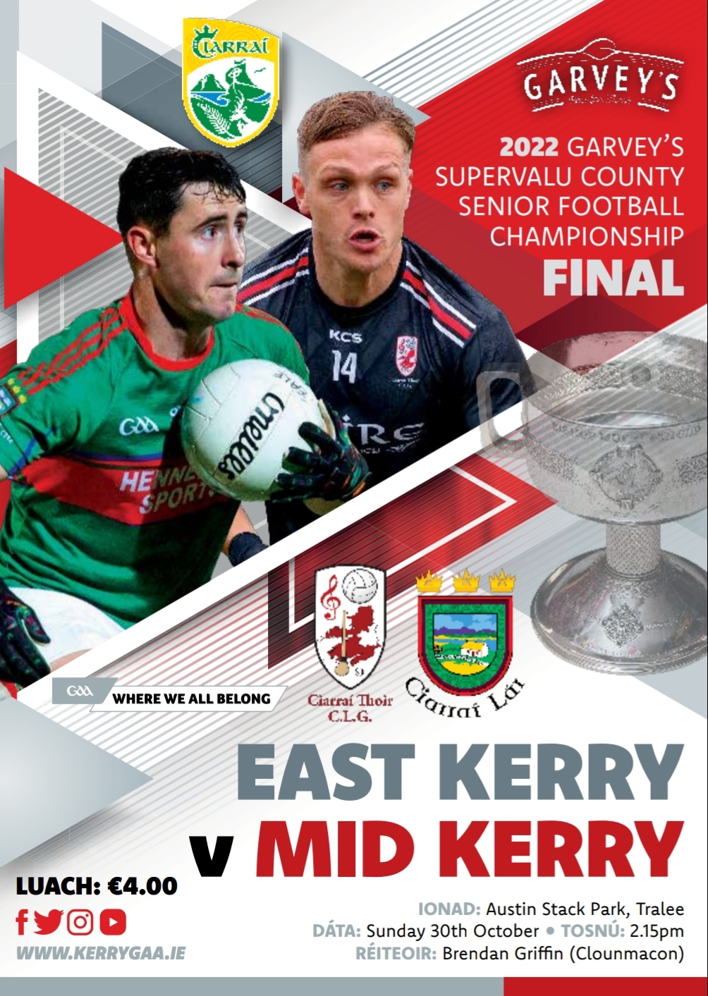 Keane's SuperValu Minor Football League - Fixtures - Kerry GAA
