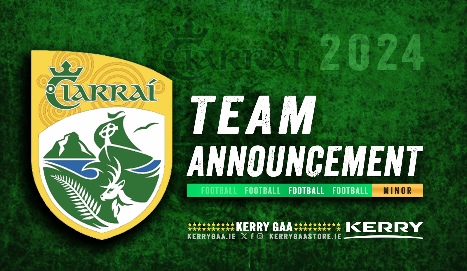Team Announcement: Kerry vs Roscommon – All-Ireland MFC Q/Final