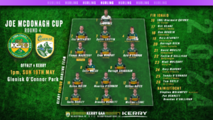 Kerry GAA - joe mcdonagh cup 2024 offaly v kerry r4 team website 1