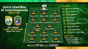 Kerry GAA - minor football 2024 all ireland quarter final website