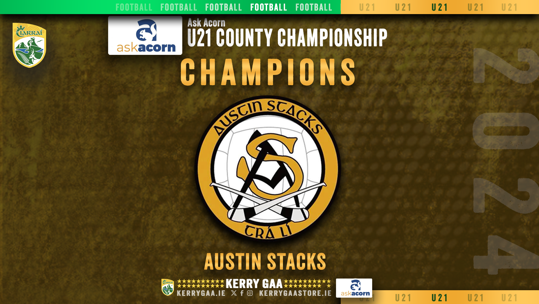 Austin Stacks are 2024 Ask Acorn U21 Champions